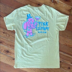 Vintage Pink Elephant Skate Club T-Shirt